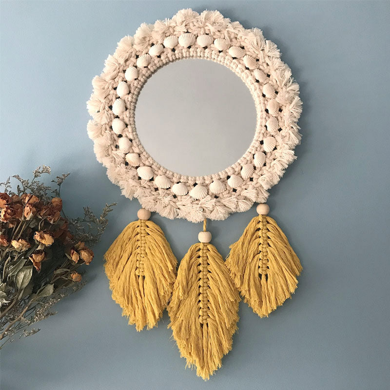 Etz Chaim Macrame Mirror
