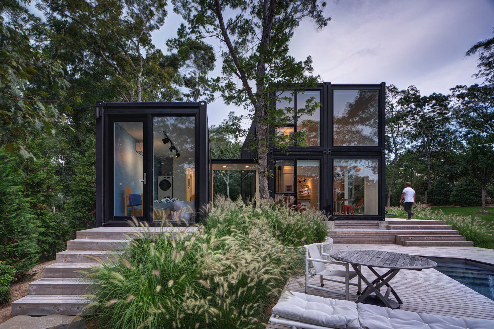 Six Shipping Containers Were Used To Construct This Light And Airy Hamptons Home