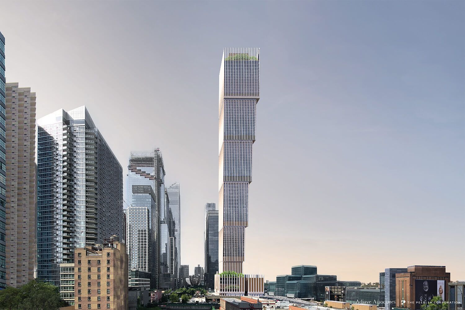 Adjaye Associates' Inverted Supertall Tower In New York
