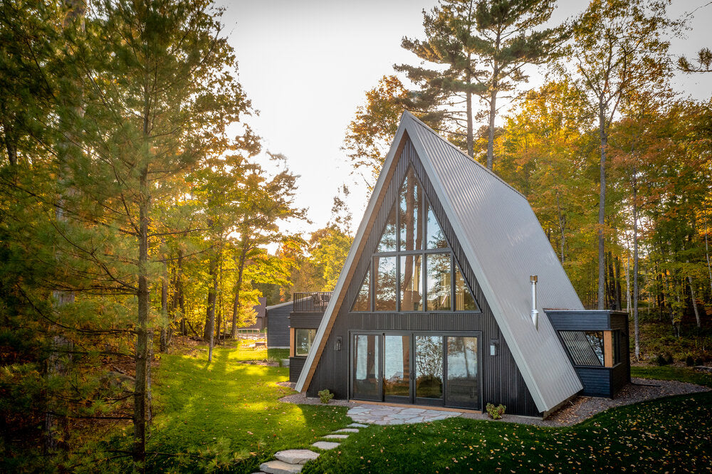 A-Frame House Makes Year-Round Cabin