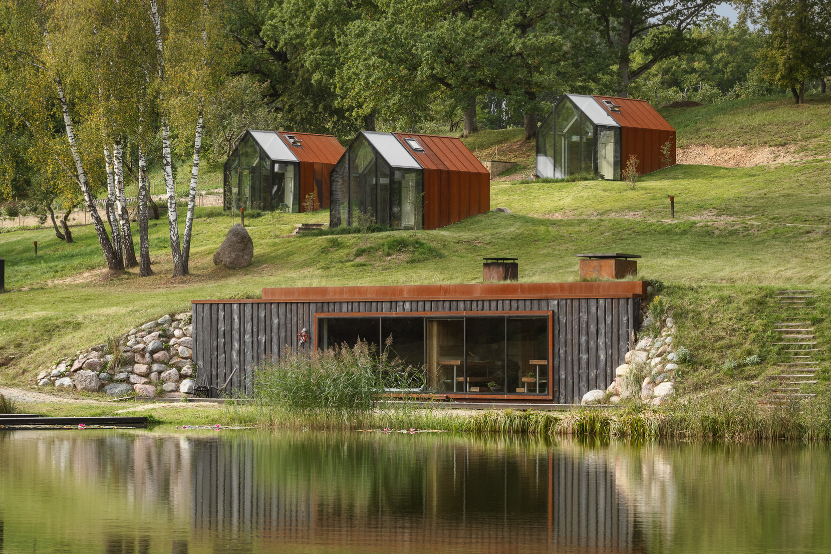 Experience Natural Spa Under The Stars At These Glass-and-Steel Cabins