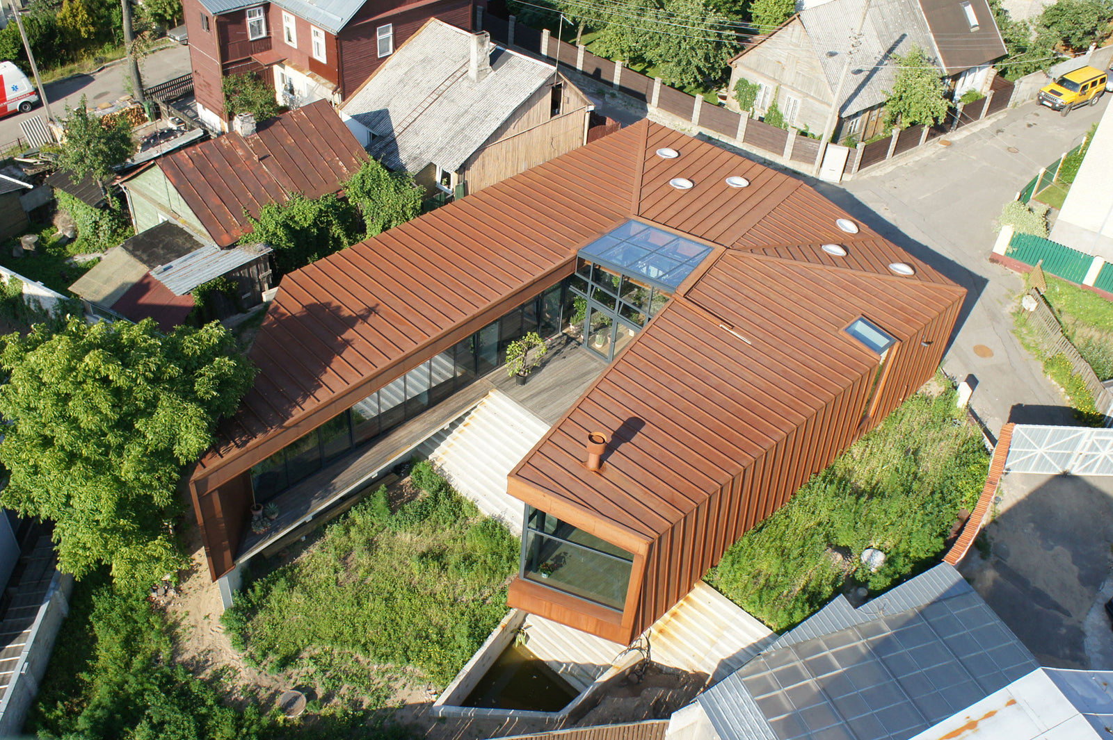 Italian Family House Outstands The View In Lithuania's City