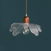 Adara Glass Leafy Pendant Lamp