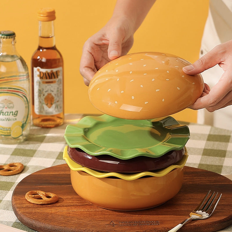 Burger 5-Pieces Platters Set