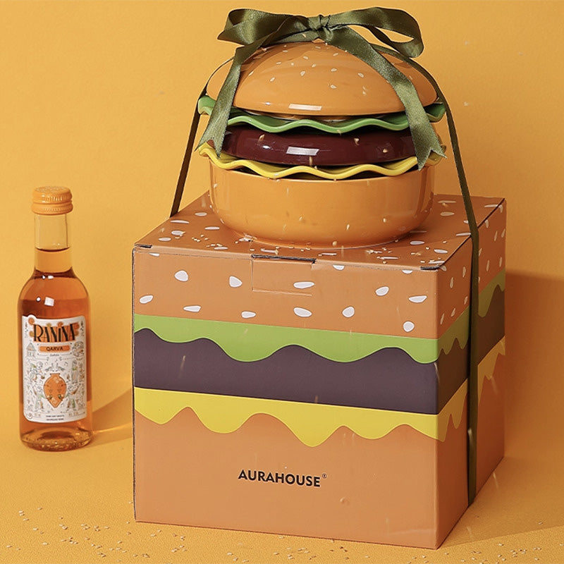 Burger 5-Pieces Platters Set