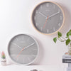 Geekcook Gray Minimalist Wall Clock