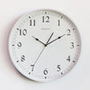 Geekcook White Wooden Wall Clock