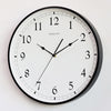 Geekcook White Wooden Wall Clock