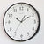 Geekcook White Wooden Wall Clock