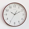 Geekcook White Wooden Wall Clock