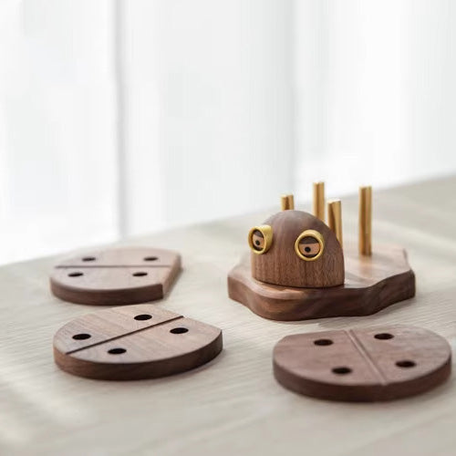 Hara Ladybird Coasters, Set of 4