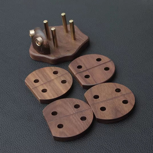 Hara Ladybird Coasters, Set of 4