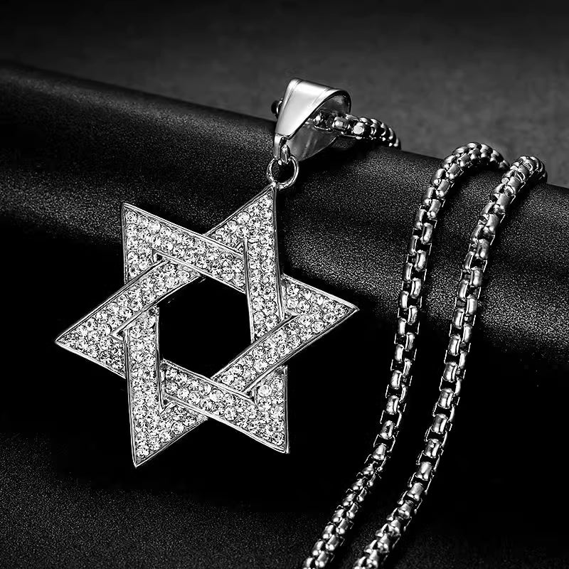 Magen David Diamond-Encrusted Pendant