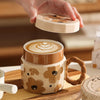 Sehfel Ceramic Mug With Lid