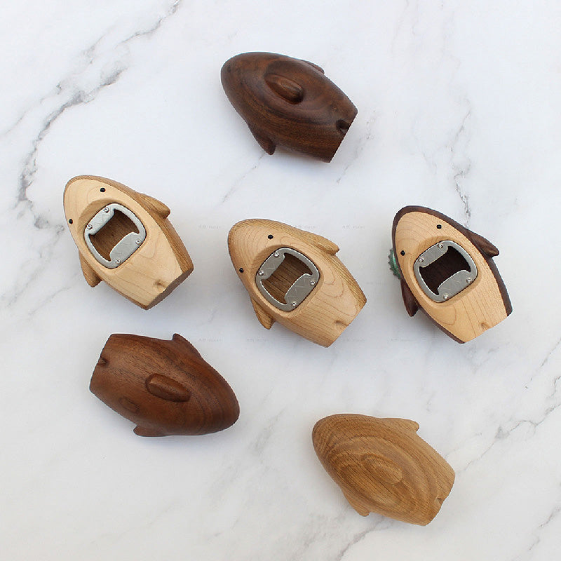 Sharky Wooden Bottle Opener
