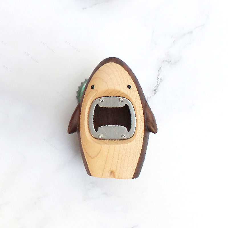 Sharky Wooden Bottle Opener