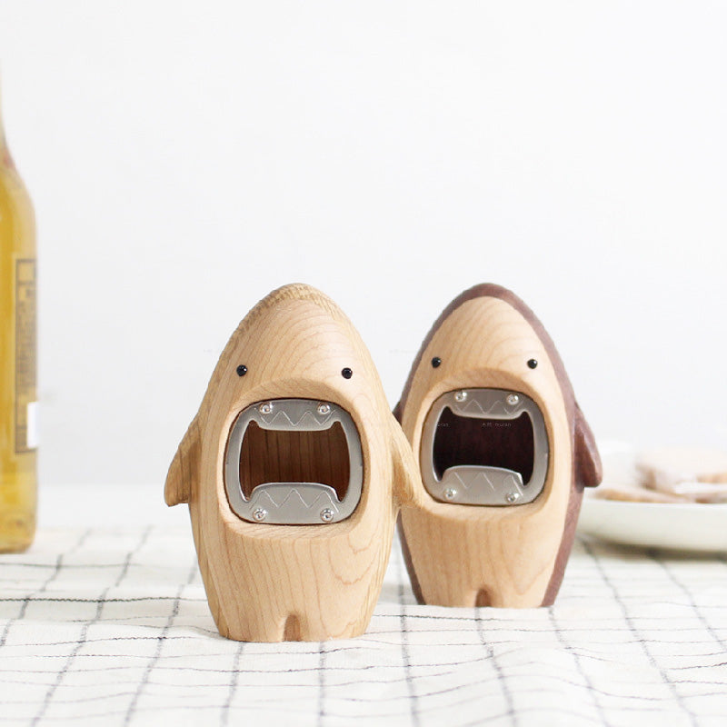 Sharky Wooden Bottle Opener