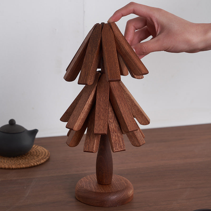 Troas Black Walnut Coasters, Set of 3