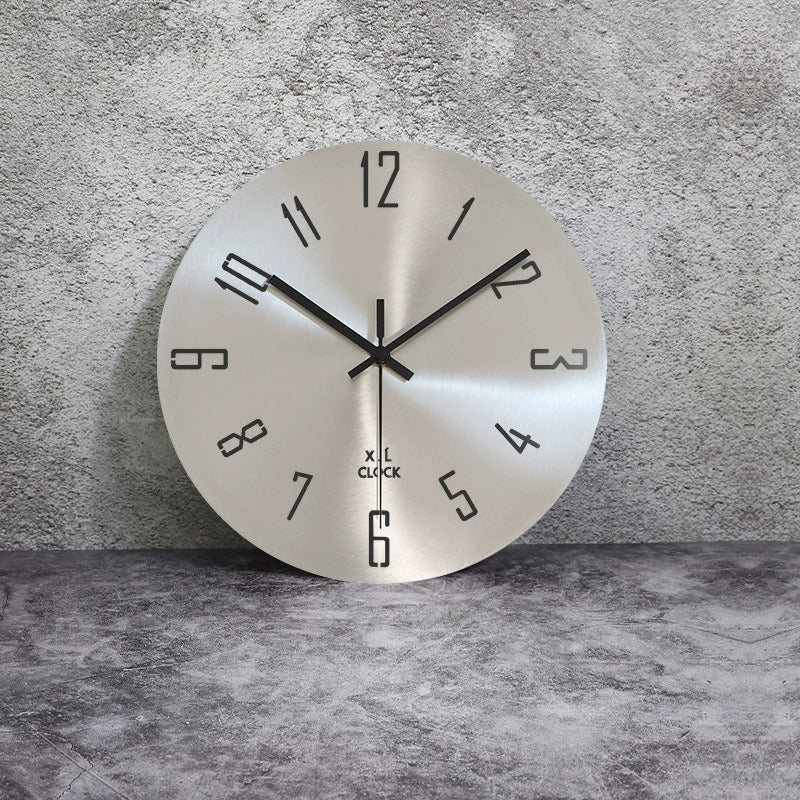 X.L Metal 12 Inch Wall Clock