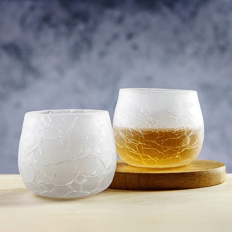 Yamazakura Hatasuha Crackle Whisky Glass