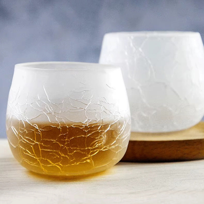 Yamazakura Hatasuha Crackle Whisky Glass
