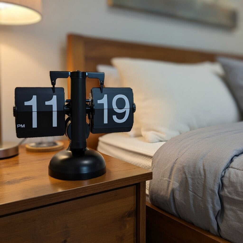 Retro Nordic Scale Flip Clock