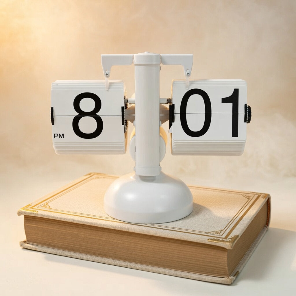 Retro Nordic Scale Flip Clock