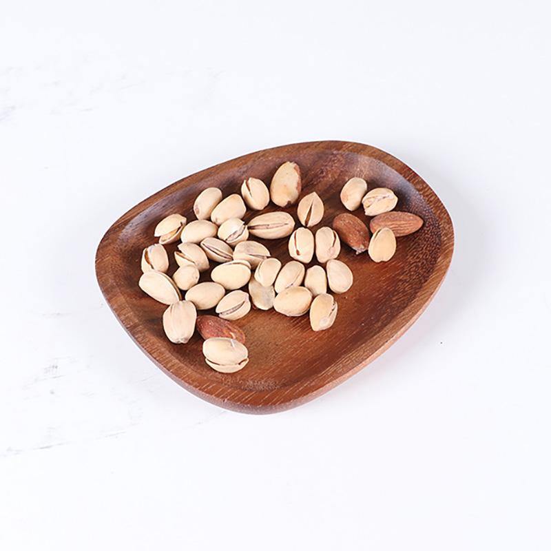 Rustic Acacia Irregular 6.25" Platter - TOV Collection