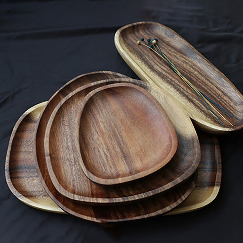 Rustic Acacia Irregular Platter Sets