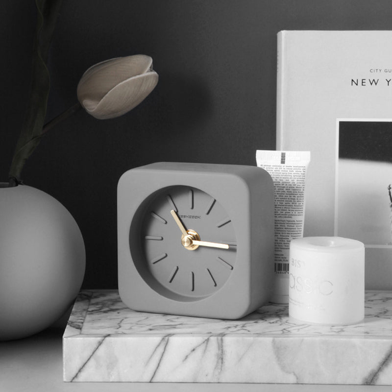 Geekcook Nordic Cement Clock