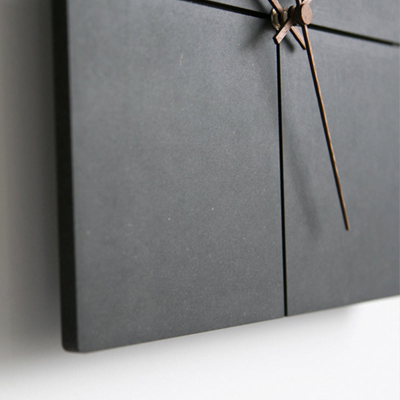 EMITDOOG Black Cross Wall Clock