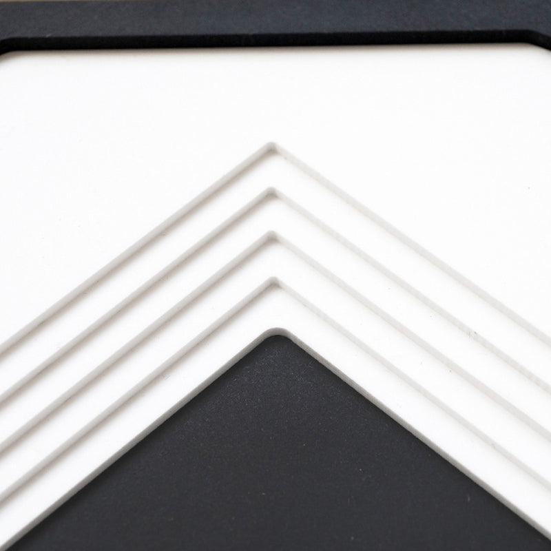 EMITDOOG Minimlist Polygonal Wall Clock