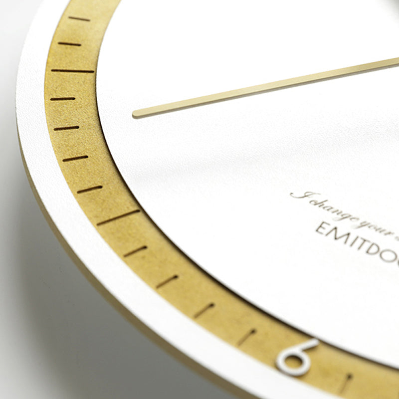 EMITDOOG Round Point Wall Clock