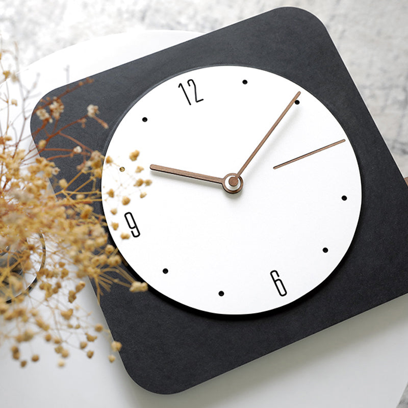 EMITDOOG Minimalist Square Wall Clock