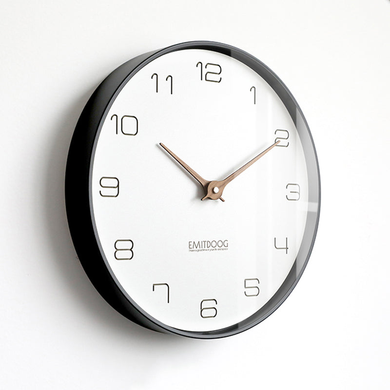 EMITDOOG Classic Glass 14&quot; Wall Clock