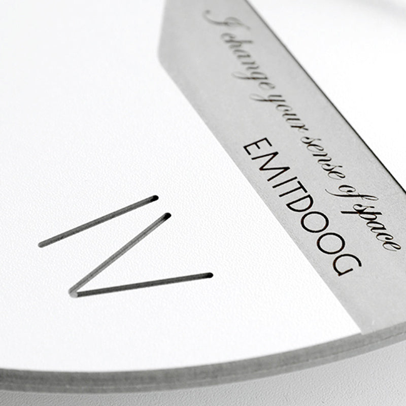 EMITDOOG Concise Minimalist Wall Clock