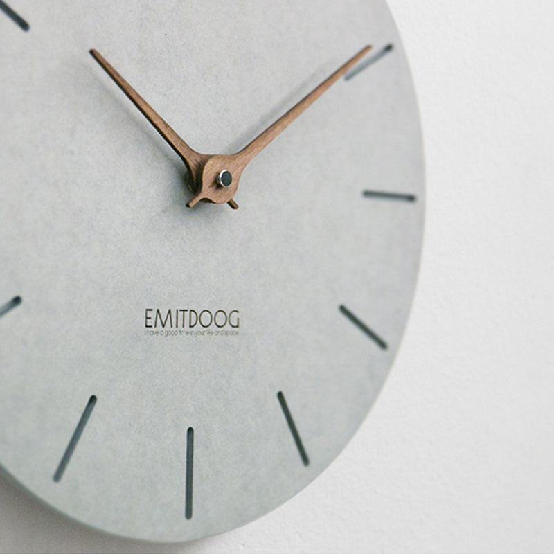 EMITDOOG Gray 12&quot; Wall Clock