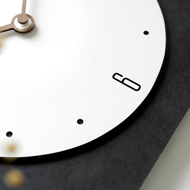 EMITDOOG Minimalist Square Wall Clock