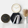 EMITDOOG Minimalist Gold Ring Wall Clock