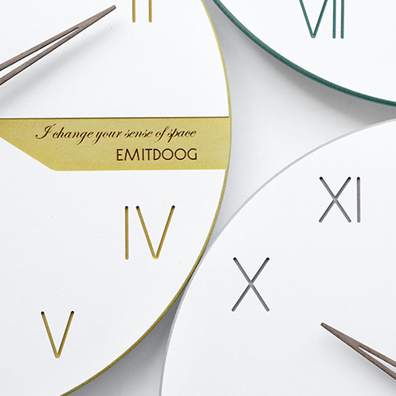 EMITDOOG Concise Minimalist Wall Clock