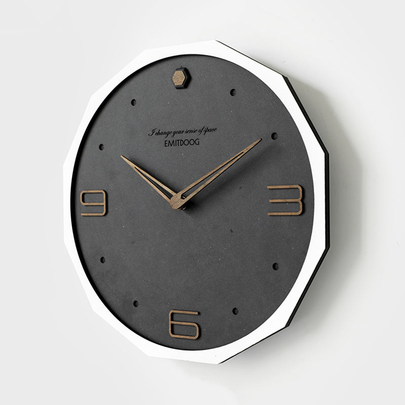 EMITDOOG Incessant Polygon Wall Clock