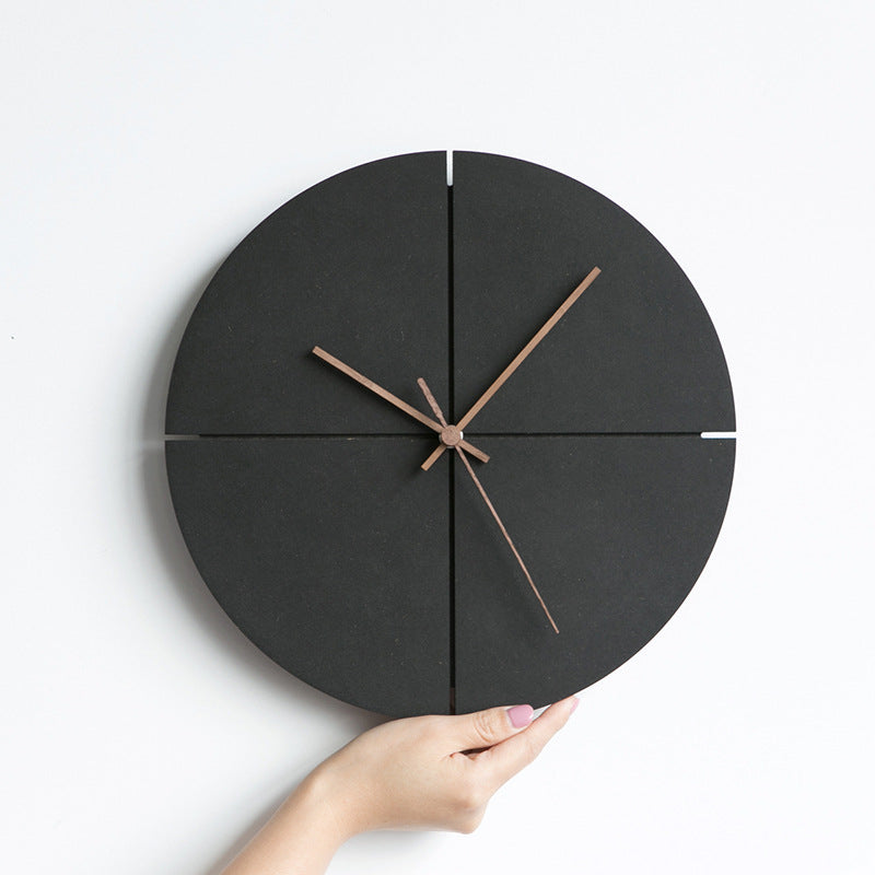 EMITDOOG Black Cross Wall Clock