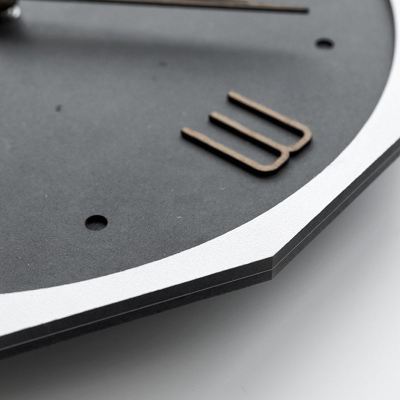 EMITDOOG Incessant Polygon Wall Clock