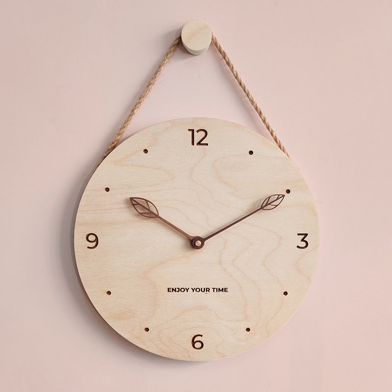 Akkaria New Leaves Hanging Clock