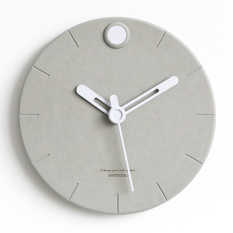 EMITDOOG Point Gray Wall Clock