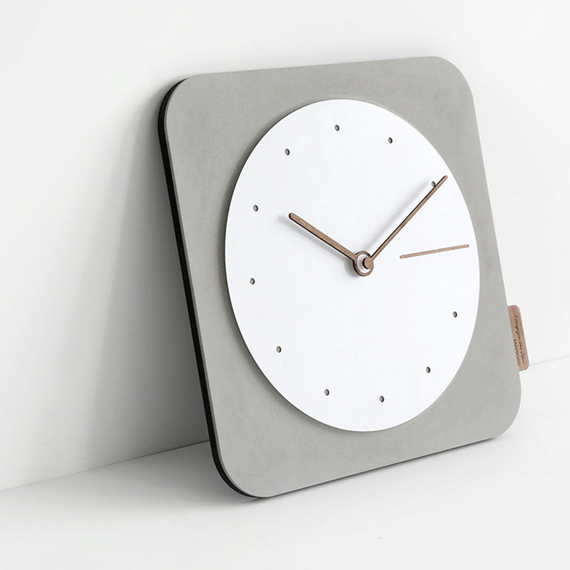 EMITDOOG Minimalist Square Wall Clock