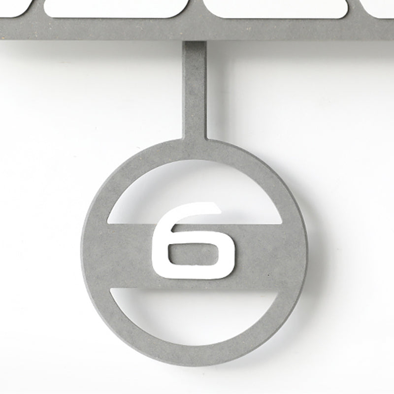 EMITDOOG 12 Petal Wall Clock