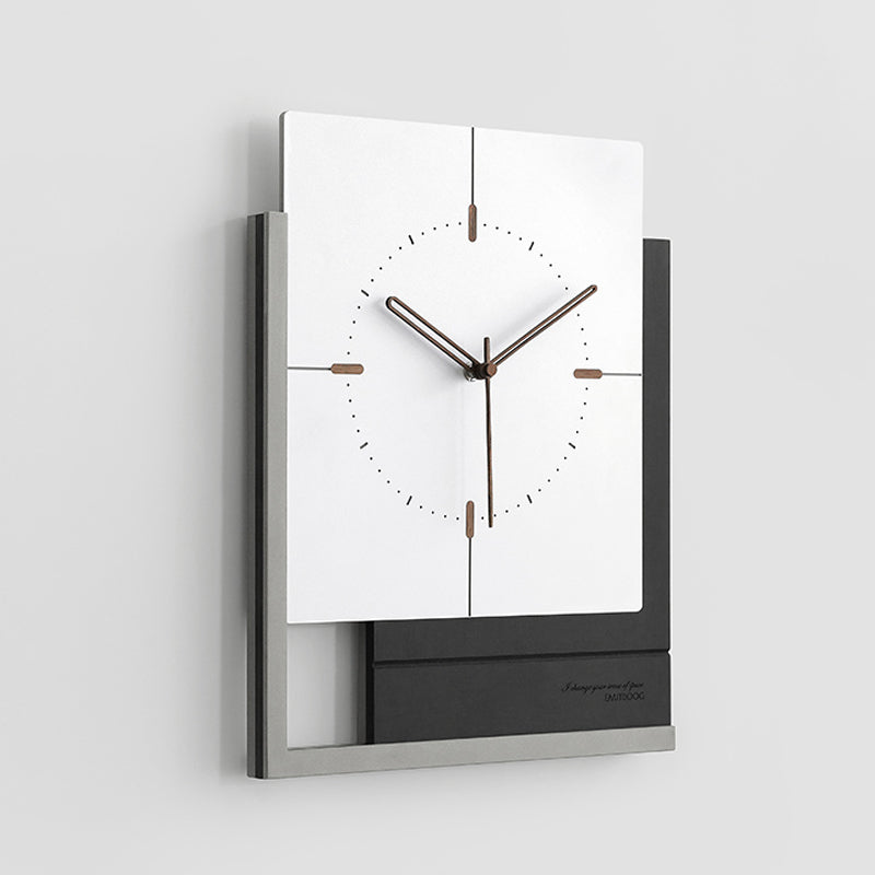 EMITDOOG Minimalist Square Simple Wall Clock
