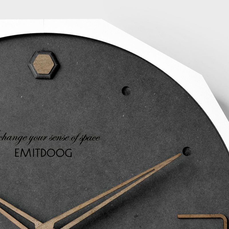 EMITDOOG Incessant Polygon Wall Clock