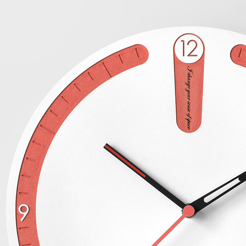 EMITDOOG Round Point Wall Clock